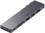 Satechi Multiport-Adapter &raquo;Slim&laquo; space grau grau