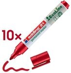 Edding Permanentmarker &raquo;21&laquo; 1,5 - 3 mm 10 St&uuml;ck rot rot