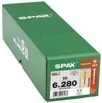 SPAX Holzbauschrauben T30 Tellerkopf WIROX 6 x 280 mm 50 St&uuml;ck