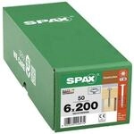 SPAX Holzbauschrauben T30 Tellerkopf WIROX 6 x 200 mm 50 St&uuml;ck