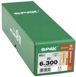 SPAX Holzbauschrauben T30 Tellerkopf WIROX 6 x 300 mm 50 St&uuml;ck