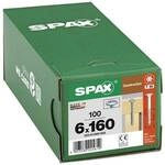 SPAX Holzbauschrauben T30 Tellerkopf WIROX 6 x 160 mm 100 St&uuml;ck