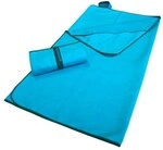 dyckhoff Mikrofaser Handtuch mit Rei&szlig;verschluss 60,0x120,0 cm blau