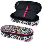 Herlitz Schlamperm&auml;ppchen &raquo;Wild Neon&laquo; schwarz / wei&szlig; / pink schwarz, 21.5x6x9.5