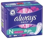 Always Slipeinlagen &raquo;Daily Normal to go mit Frischeduft&laquo; 20 St&uuml;ck