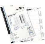 Durable Einsteckschilder &raquo;145302&laquo; 75x40 mm wei&szlig;, 7.5x4 cm