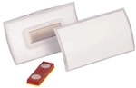 Durable 10er-Pack Namensschilder mit Magnet &raquo;CLICK FOLD&laquo; verdrehsicher 75 x 40 mm