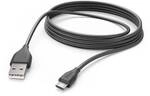 Hama USB-Kabel USB A schwarz 3.0 m schwarz