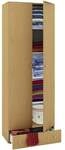 VCM Morgenthaler Aktenschrank &raquo;Vandol&laquo; 5 OH mit Schublade braun, 70x198x39 cm