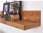 Wohnling Wandboard Akazie 60/24/17 cm braun, 60x17x24 cm