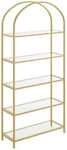 VASAGLE B&uuml;cherregal gold 100/30,2/183,5 cm gold