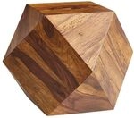 Wohnling Couchtisch braun 57/57/42,5 cm braun, 42.5x57 cm