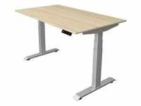 Schreibtisch höhenverstellbar (elektrisch) »Move 4« 140 cm T-Fuß braun,...