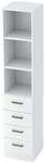 HAMMERBACHER Schubladenregal &raquo;R-Line&laquo; wei&szlig;, 40.6x200.4x42 cm