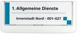 Durable 4860 T&uuml;rschild &raquo;Click Sign&laquo; 149 x 53 mm wei&szlig;, 14.9x5.25 cm
