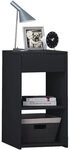 VCM Morgenthaler Beistelltisch &raquo;Sledo Maxi&laquo; schwarz, 35x65x35 cm
