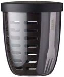 MEPAL Speisebeh&auml;lter &raquo;Fruitpot Ellipse&laquo; 0.6 L schwarz, 10.7x12.7x10.7 cm