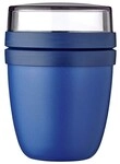 MEPAL 2-tlg. Speisebeh&auml;lter &raquo;Ellipse mini&laquo; 0,3 + 0,12 l blau, 9.1x12.8 cm