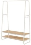 VASAGLE Kleiderst&auml;nder 100/45/160 cm wei&szlig;, 100x160x45 cm