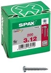 SPAX Universalschrauben &raquo;T10 Halbrundkopf WIROX&laquo; 3 x 12 mm 200 St&uuml;ck