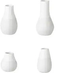 r&auml;der Minivasen 4er Set wei&szlig;