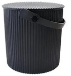 omnioutil Eimer Mittel L schwarz 10l
