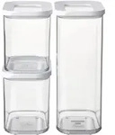 mepal Starter-Set Vorratsdose Modula 3-teilig wei&szlig;