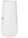 r&auml;der Porzellangeschichten Vase mit Goldblatt 25cm