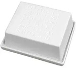 r&auml;der Butterdose gro&szlig; Der Mensch lebt nicht ...