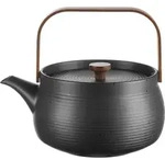 ASA Teekanne mit Holzgriff Japandi schwarz 1,5l
