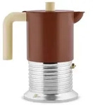 Alessi Espressokocher Vite 6 Tassen braun