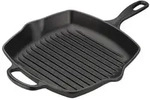 Le Creuset Grillpfanne Signature Quadratisch 26cm schwarz