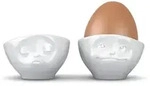 fiftyeight Eierbecherset K&uuml;ssend/Vertr&auml;umt wei&szlig;