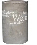 r&auml;der Flaschenk&uuml;hler Das Leben ist zu kurz 21cm