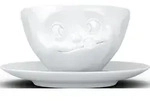 fiftyeight Kaffeetasse Lecker wei&szlig;