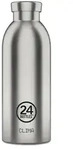 24 Bottles Clima Bottle Brushed Steel 500ml