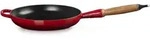 Le Creuset Bratpfanne mit Holzgriff 24 cm kirschrot