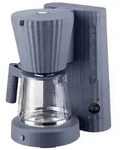 Alessi Filterkaffeemaschine Pliss&eacute; grau