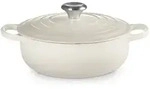 Le Creuset Sauteuse Gusseisen 3,4L meringue