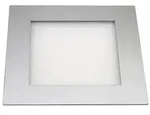 LED Panel eckig 20x20cm 11W 540lm kaltwei&szlig; dimmbar Einbaupanel HEITRONIC 27641
