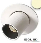 LED Einbauleuchte Pipe MiniAMP wei&szlig; 3W 50&deg; 24V DC warmwei&szlig; dimmbar EEK G...