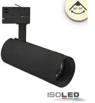 3-PH Schienen-Strahler 24W fokussierbar 20&deg;-55&deg; schwarz matt 3000K warmwei&szlig;...