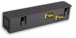 ISOLED Track48 Strom Ein- Ausspeiser Schraubklemme schwarz max. 6A 4-polig (+ -...
