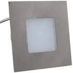 LED Stufenleuchte 2,6W 50lm f&uuml;r UP-Dosen alu geb&uuml;rstet warmwei&szlig; HEITRONIC 27693