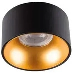 Kanlux MINI RITI Deckenleuchte Einbau GU10 schwarz/gold max.25W IP20 Kanlux 27575