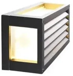 Heitronic Wandleuchte SEVILLA mit Lamellen E27 LED max. 6W IP65 HEITRONIC 500614