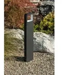 LED Standleuchte Heitronic JUNA 6W warmwei&szlig; 300lm IP54 80cm Aluminium HEITRONIC