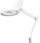 Goobay Klemm Lupenleuchte 8W LED wei&szlig; 1,75fach Glaslinse EEK F [A-G] Goobay 60361