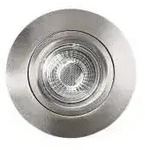 8W LED Downlight Heitronic DL6809 warmwei&szlig; 520lm schwenkbar 230V nickel matt EEK G