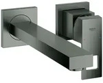 2-Loch-Waschtischbatterie Eurocube 23447, Wandmontage, Fertigmontageset f&uuml;r 23200,